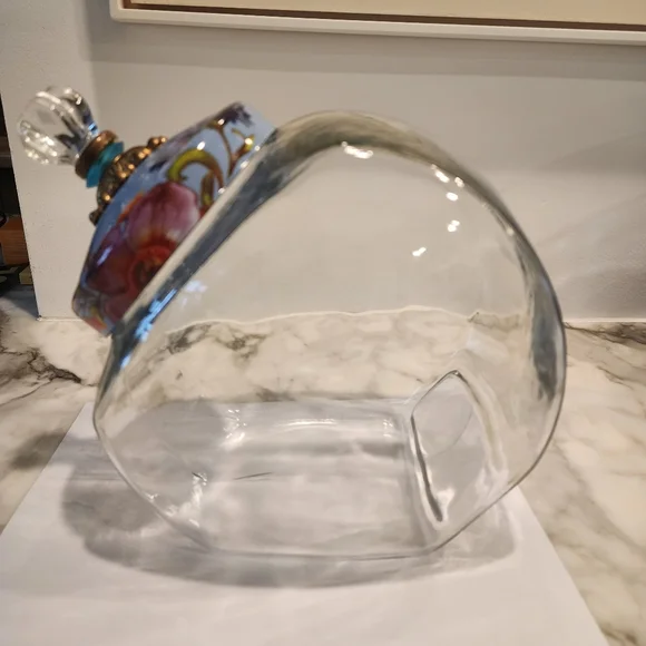 Mackenzie-Childs Wildflowers Enamel Cookie Jar - Picture 9 of 13